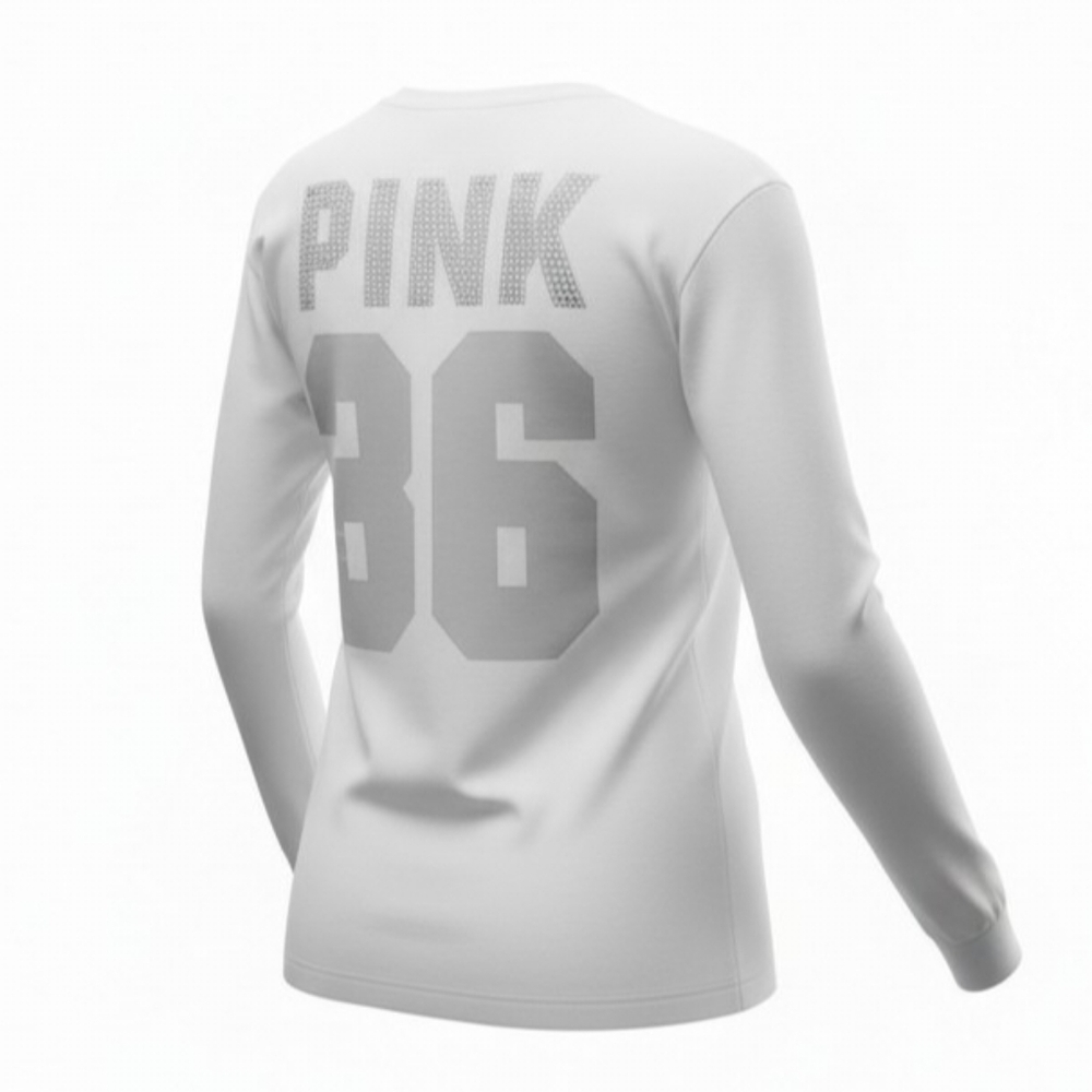 VS PINK Bling Campus Long-sleeve Tee